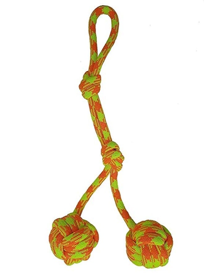 Smart Pups Non Toxic Rope Toy with Tug Knotted Rope Toy for Interactive Teeth Cleaning/Biting/Training/Playing Dogaand Puppies (Multicolor) - Image 3